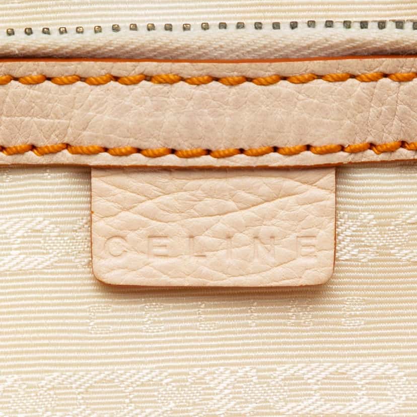 Celine Canvas Boogie Handbag Orange Very good condition - Box View