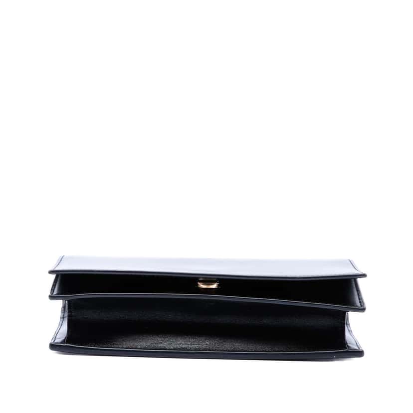 Saint Laurent Smooth Calfskin Crossbody Black Leather Very good condition - Inside View
