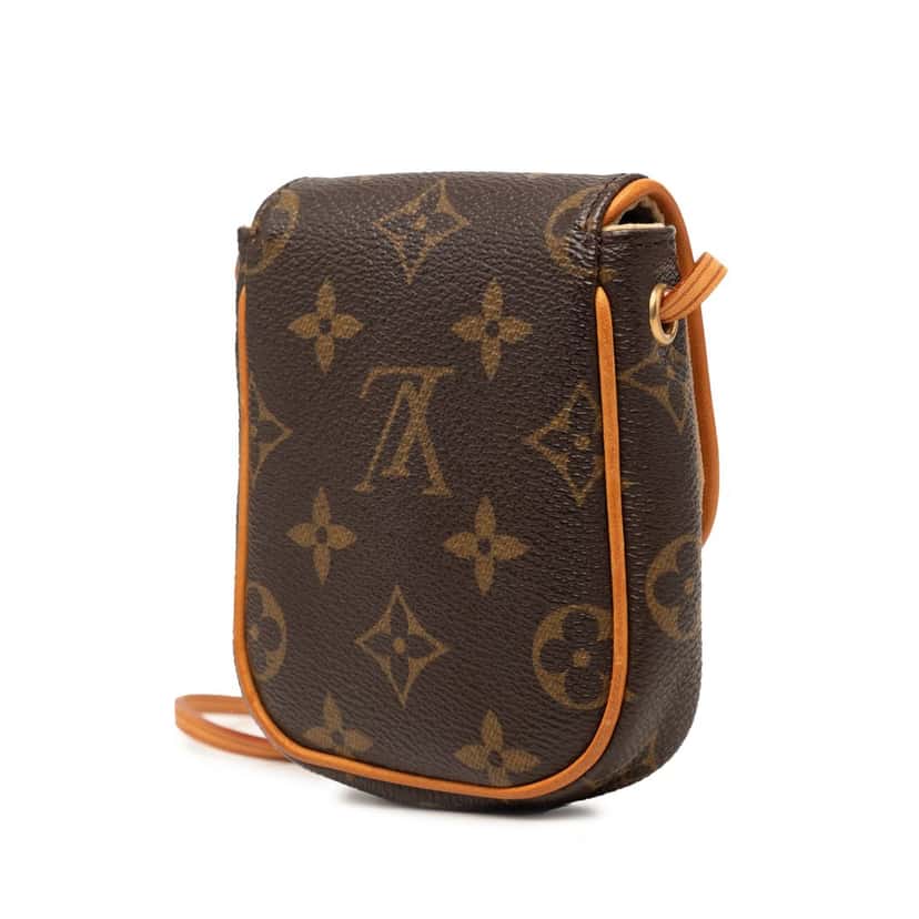 Louis Vuitton Monogram Pochette Cancun Brown Very good condition - Back View