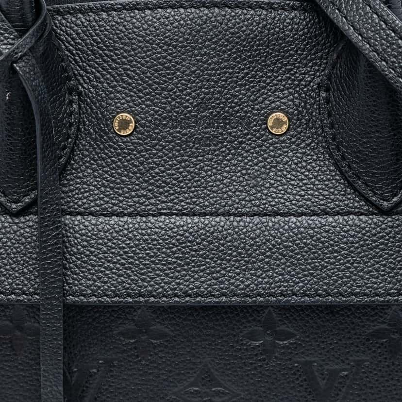 Louis Vuitton Monogram Empreinte Pont Neuf MM Black Leather Very good condition - Box View