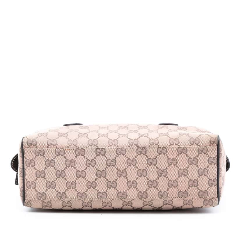 Gucci GG Canvas Boston Bag Beige Very good condition - Inside View