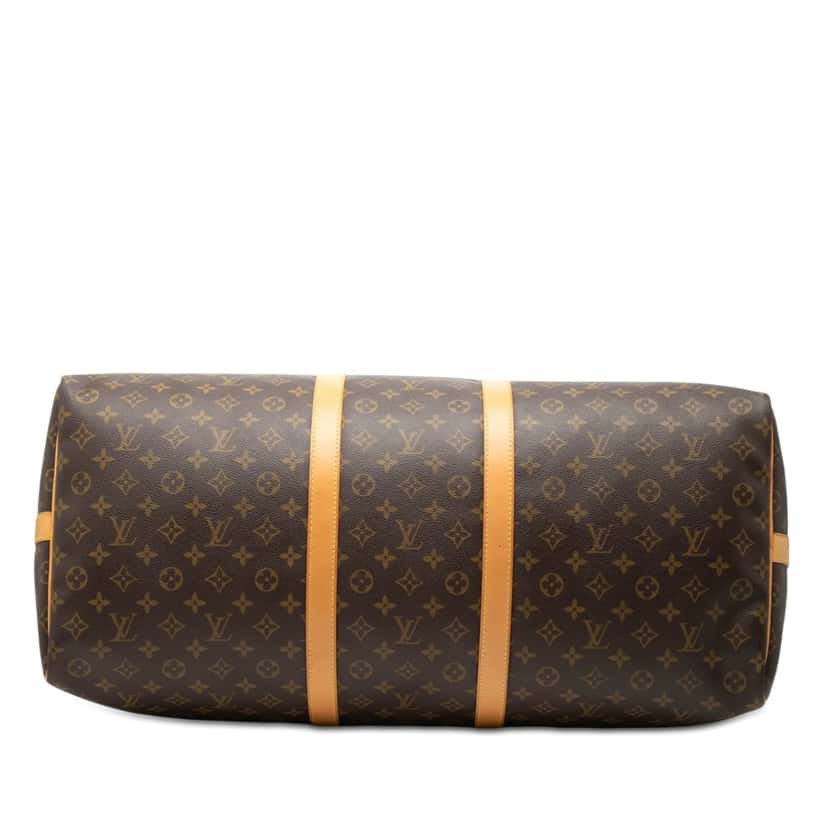 Louis Vuitton Monogram Keepall Bandouliere 60 Brown Good condition - Inside View