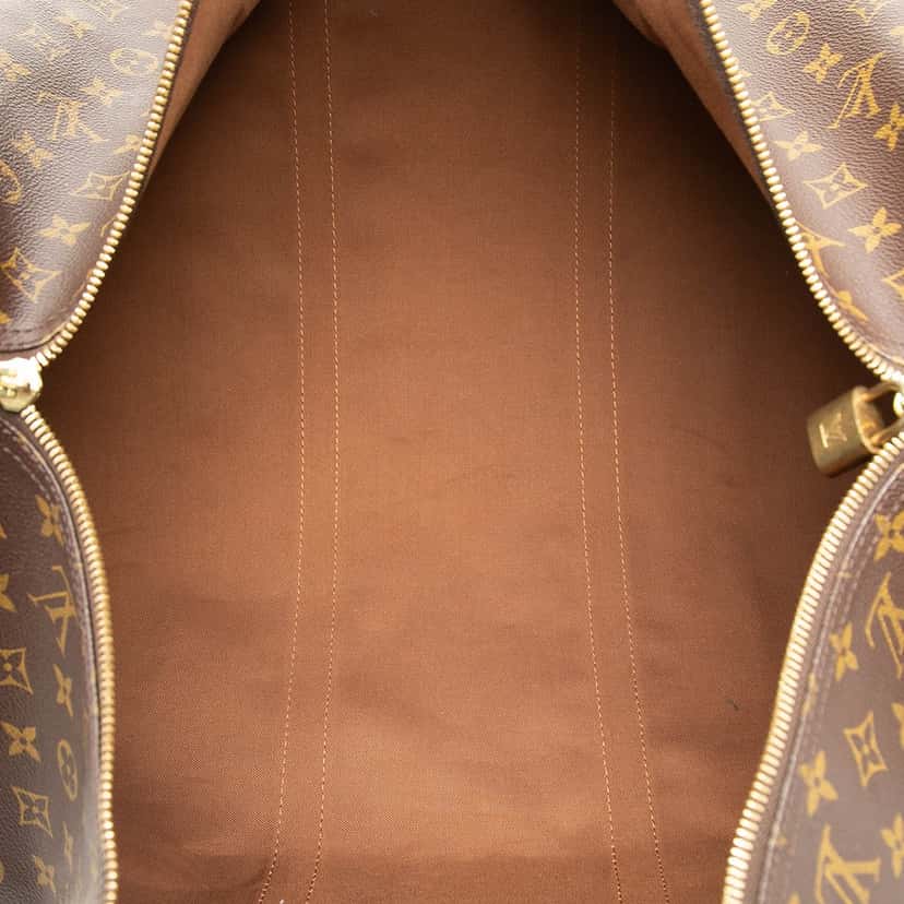 Louis Vuitton Monogram Keepall Bandouliere 60 Brown Good condition - Model View