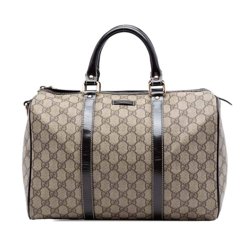 Gucci Medium GG Supreme Joy Boston Bag Beige Very good condition - Front View