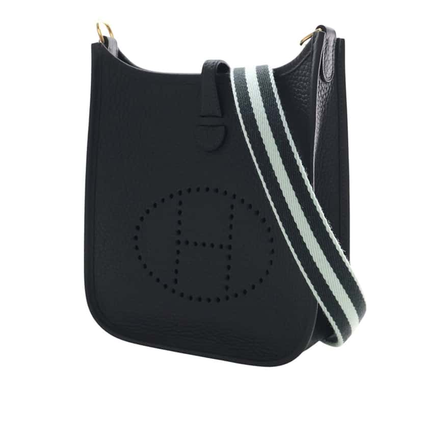 Hermès Clemence Evelyne 16 Amazone Green Leather Never worn - Inside View