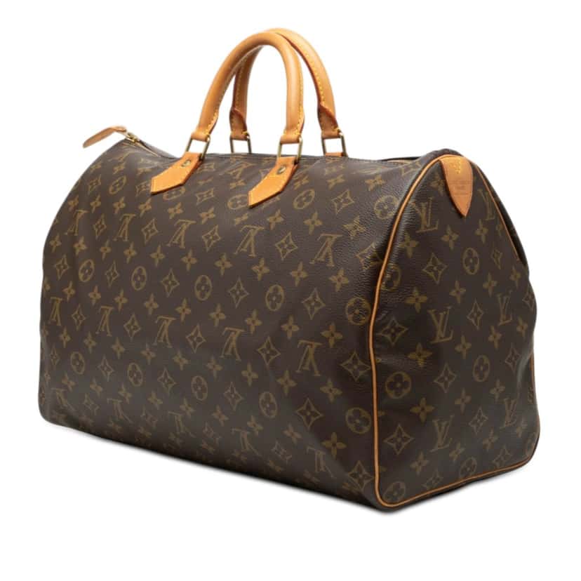 Louis Vuitton Monogram Speedy 40 Brown Good condition - Back View