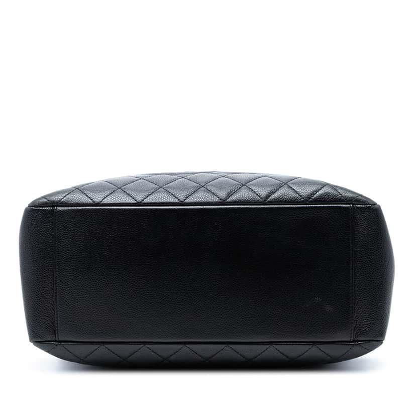 Chanel Caviar Grand Shopping Tote Black Leather Very good condition - Inside View