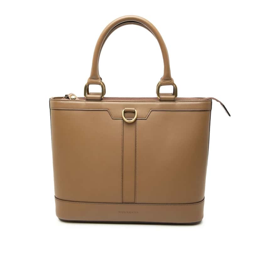 Burberry Leather Tote Brown Leather Very good condition - Front View