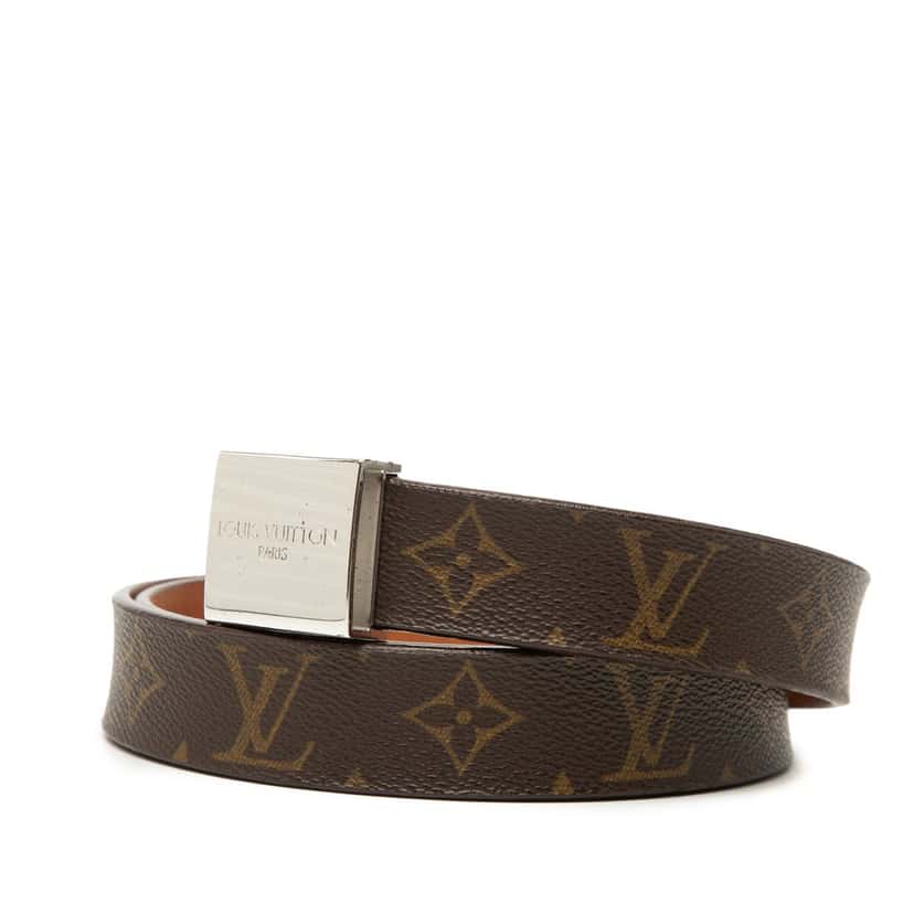 Louis Vuitton Monogram Ceinture Belt Brown Very good condition - Back View