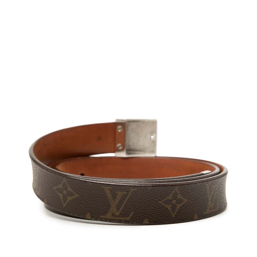 Louis Vuitton Monogram Ceinture Belt Brown Very good condition - Inside View