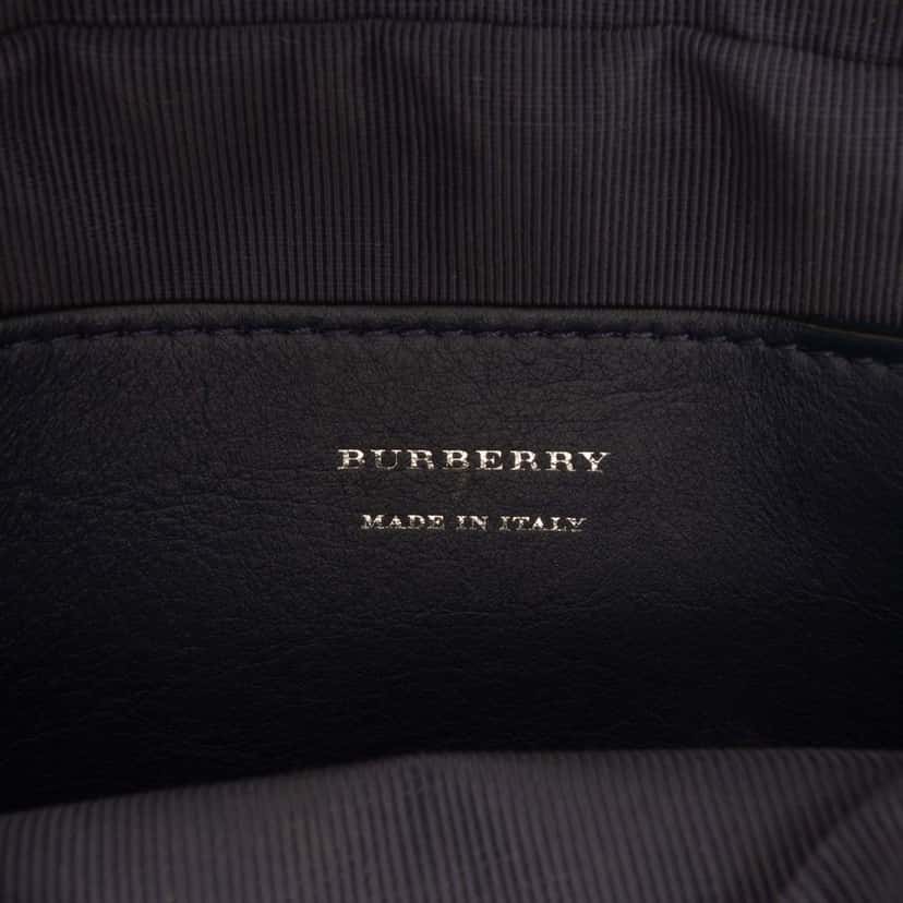 Burberry 1983 Knight Check Canvas and Calfskin Link Camera Bag Beige Very good condition - Box View