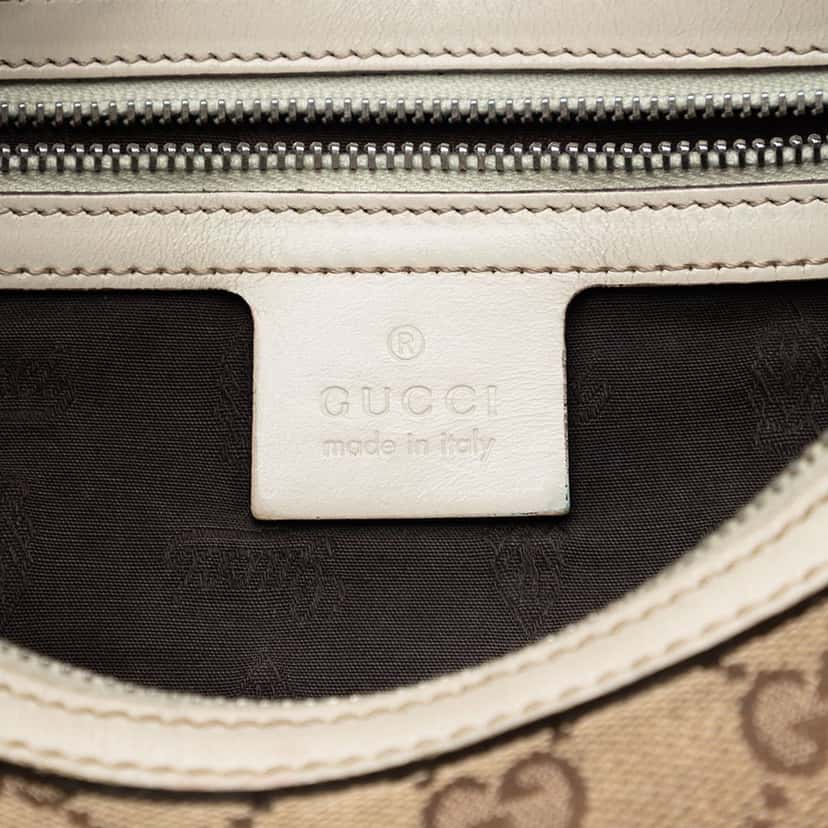 Gucci Medium GG Canvas Twins Hobo Beige Very good condition - Box View