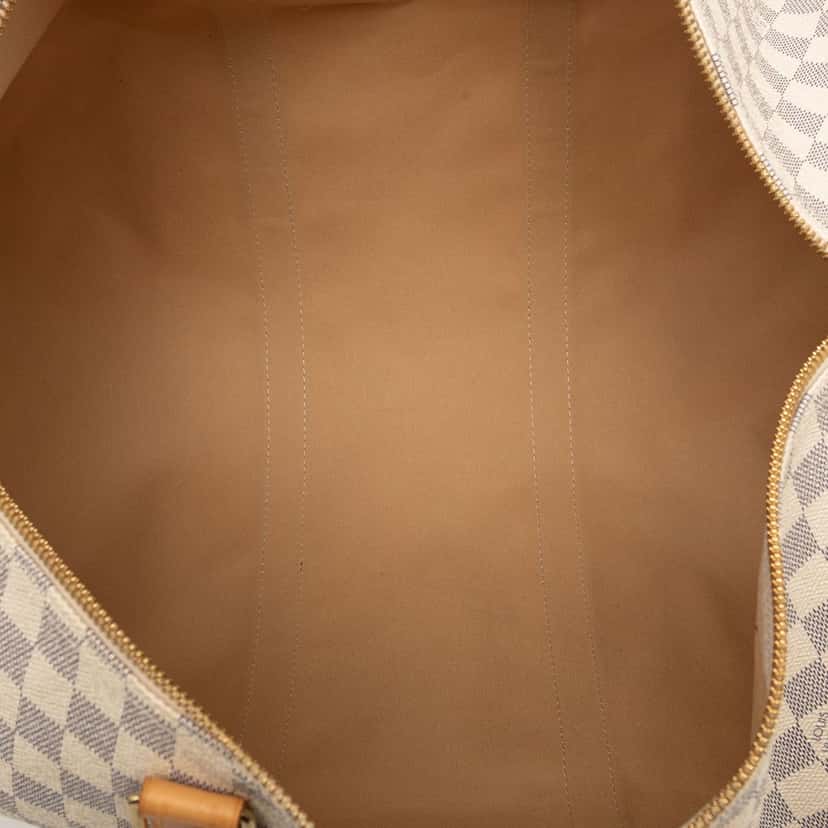 Louis Vuitton Damier Azur Keepall 50 White Very good condition - Model View