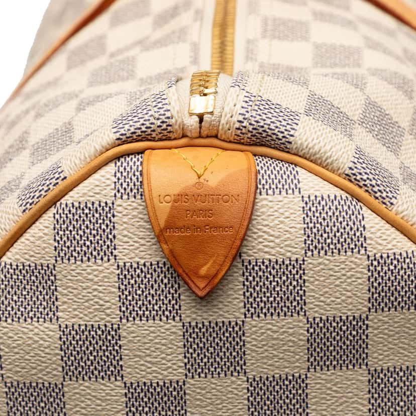 Louis Vuitton Damier Azur Keepall 50 White Very good condition - Box View
