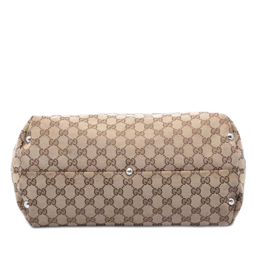 Gucci Medium GG Canvas Icon Bit Tote Beige Very good condition - Inside View
