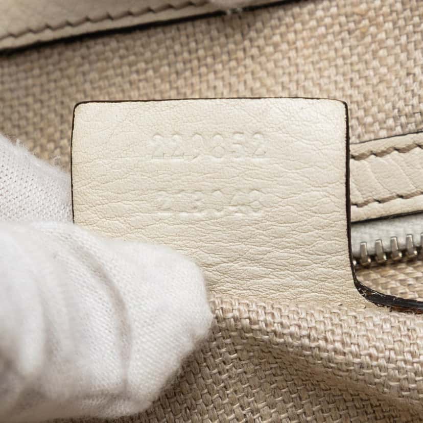 Gucci Medium GG Canvas Icon Bit Tote Beige Very good condition - Box View