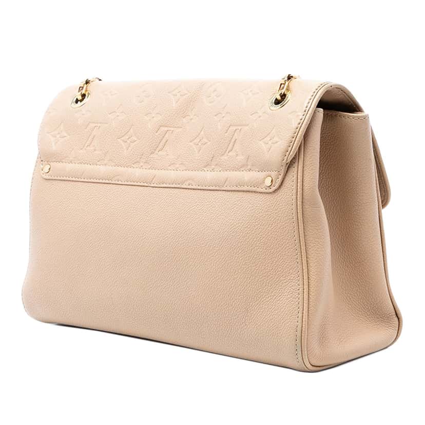 Louis Vuitton Monogram Empreinte Saint Germain MM Beige Leather Very good condition - Back View