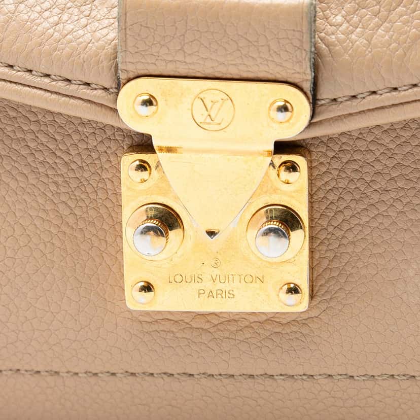 Louis Vuitton Monogram Empreinte Saint Germain MM Beige Leather Very good condition - Box View