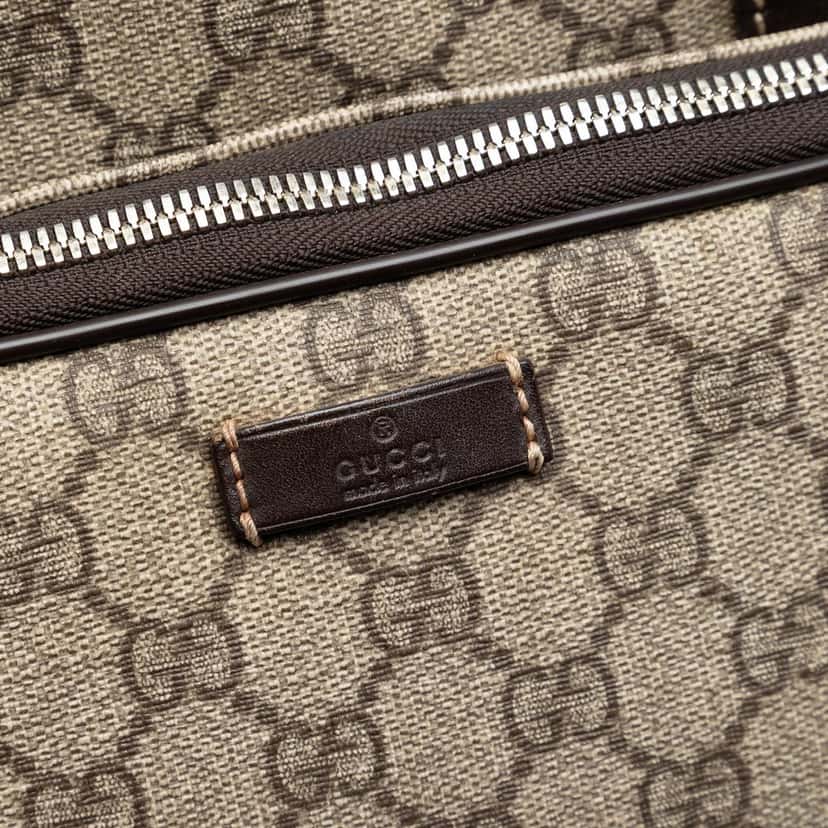 Gucci GG Supreme Business Bag Beige Very good condition - Box View