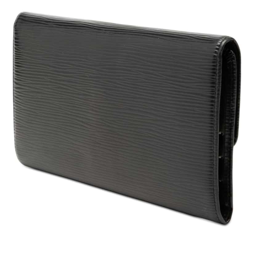 Louis Vuitton Epi Porte Tresor International Wallet Black Leather Very good condition - Back View