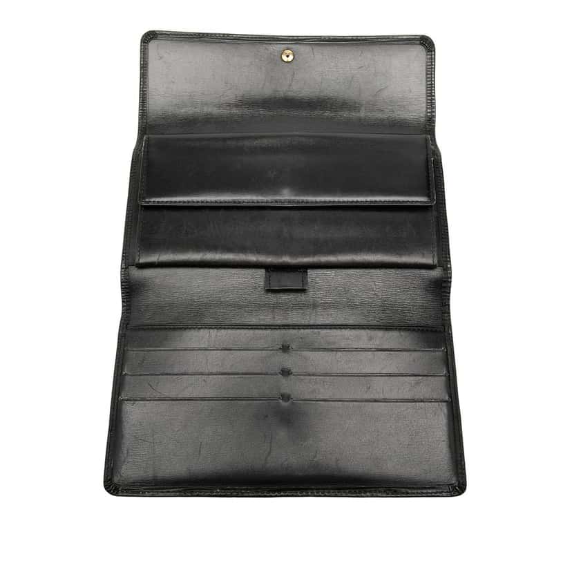 Louis Vuitton Epi Porte Tresor International Wallet Black Leather Very good condition - Model View