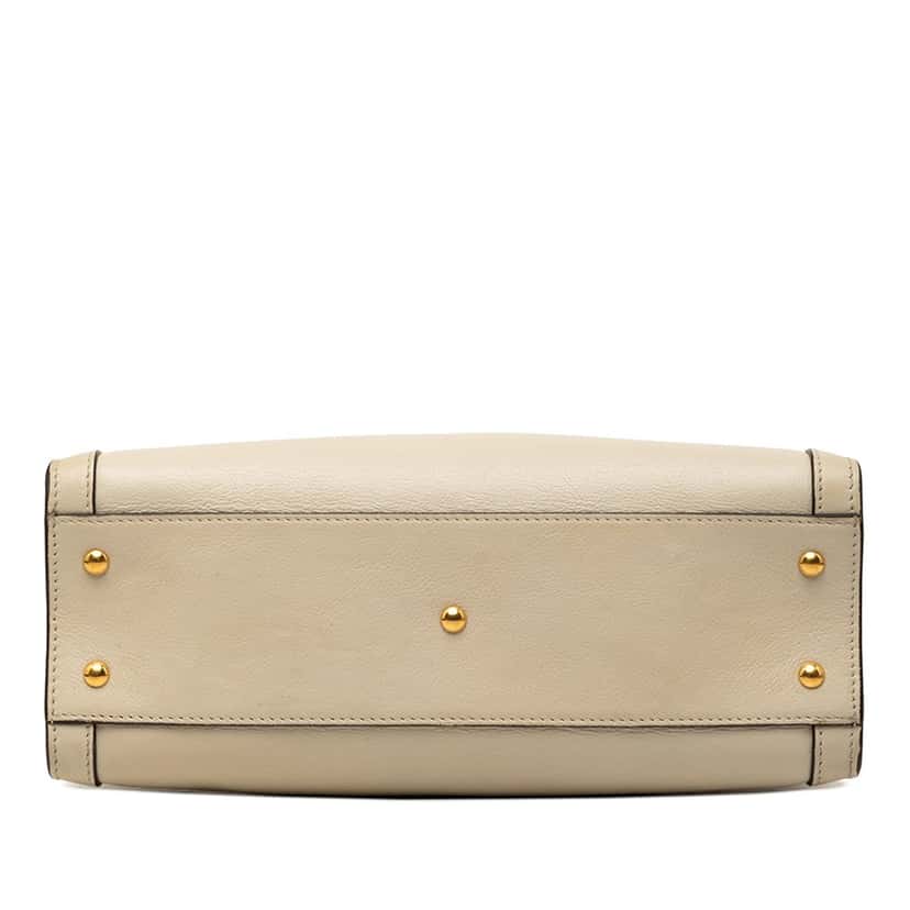 Gucci Small Calfskin Bamboo Diana Satchel Brown Leather Very good condition - Inside View