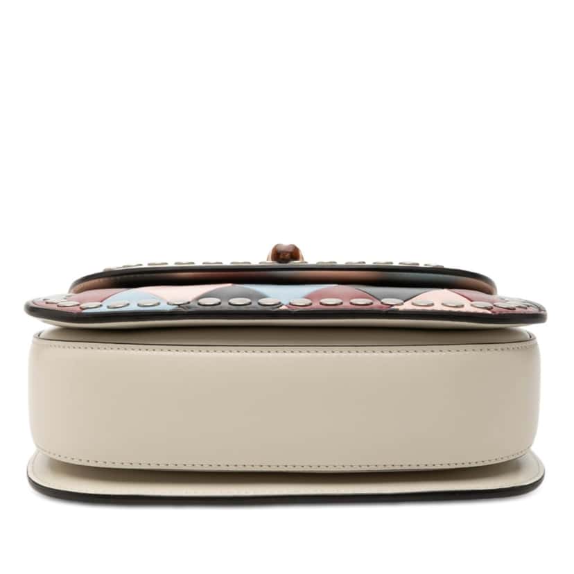 Gucci Small Calfskin Lovelight Bamboo Top Handle Bag Other Leather Very good condition - Inside View