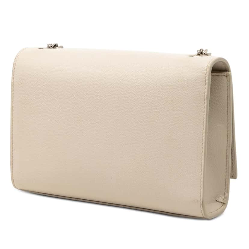 Saint Laurent Small Grain de Poudre Monogram Kate Tassel Crossbody Brown Leather Very good condition - Back View