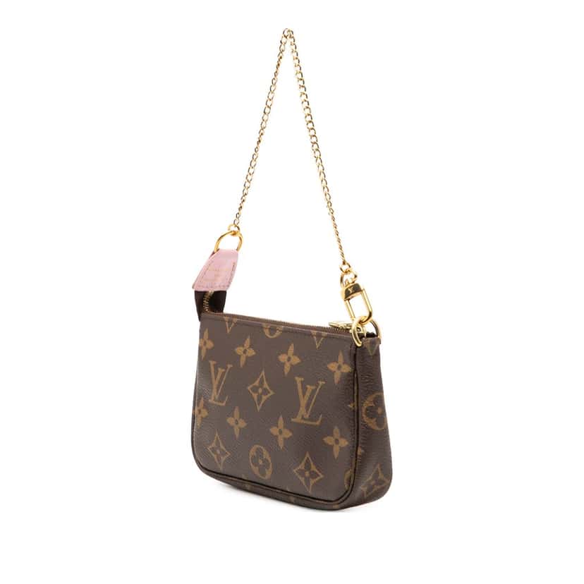 Louis Vuitton Monogram Transatlantic Mini Pochette Accessoires Brown Very good condition - Back View