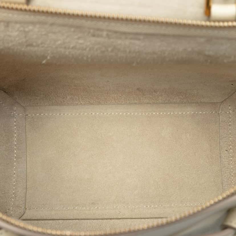 Celine Nano Grained Calfskin Belt Bag Brown Leather Very good condition - Model View