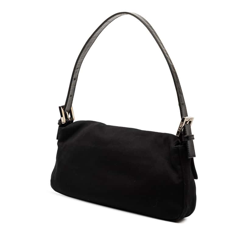 Fendi Neoprene Baguette Black Very good condition - Back View