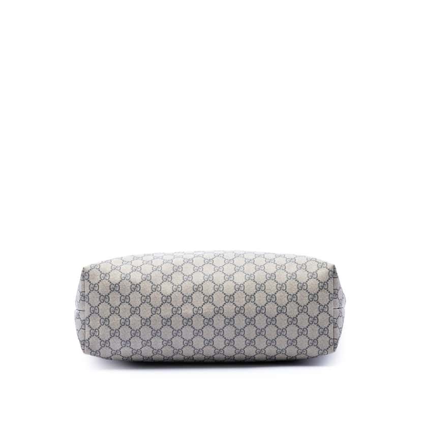 Gucci Medium GG Supreme Zippered Tote Beige Very good condition - Inside View