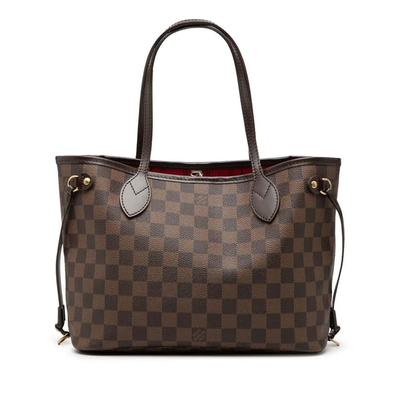 Louis Vuitton Damier Ebene Neverfull PM Brown Very good condition - Front View