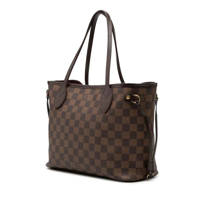 Louis Vuitton Damier Ebene Neverfull PM Brown Very good condition - Back View