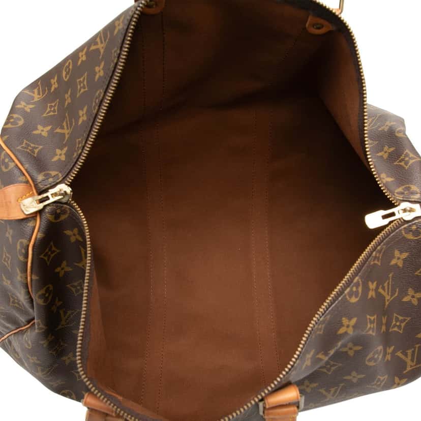 Louis Vuitton Monogram Keepall 50 Brown Good condition - Model View