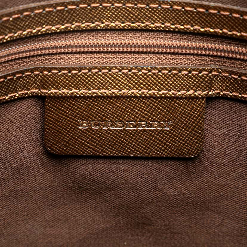 Burberry Nova Check Canvas Crossbody Beige Very good condition - Box View