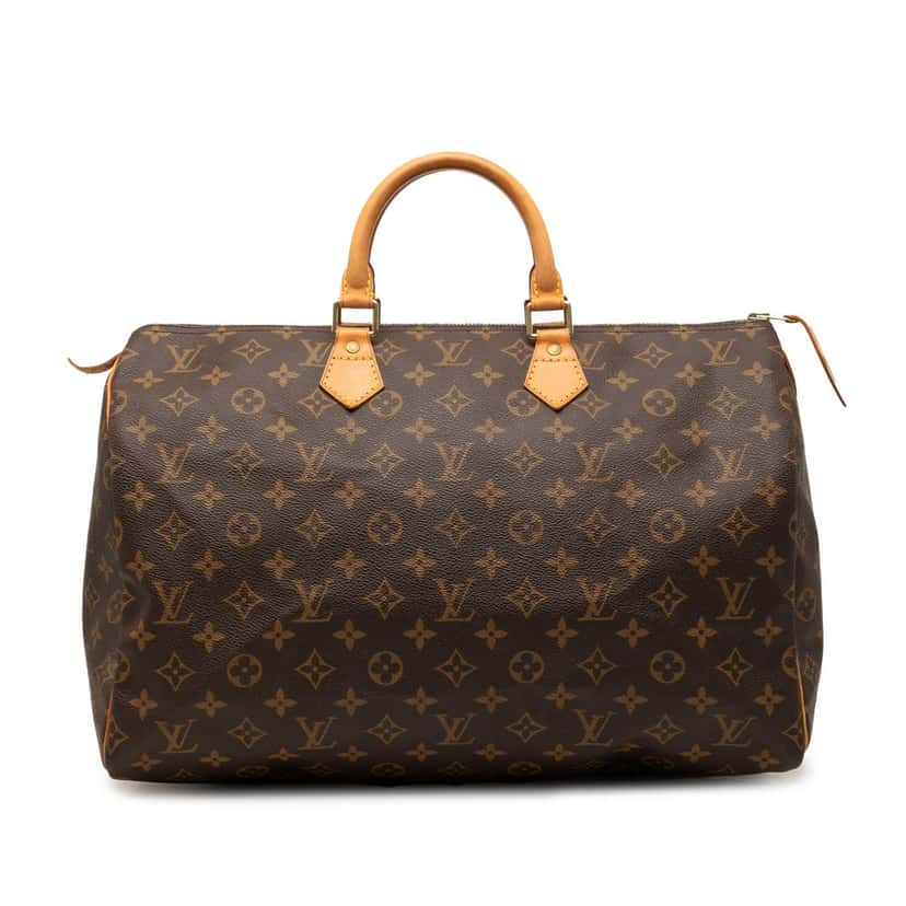 Louis Vuitton Monogram Speedy 40 Brown Very good condition - Front View