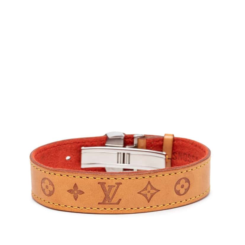 Louis Vuitton Vachetta Monogram Wish Bracelet Brown Leather Very good condition - Inside View