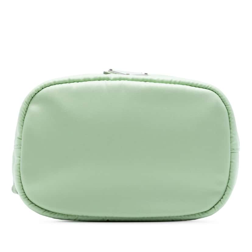 Prada Re Nylon Drawstring Pouch Green Very good condition - Inside View