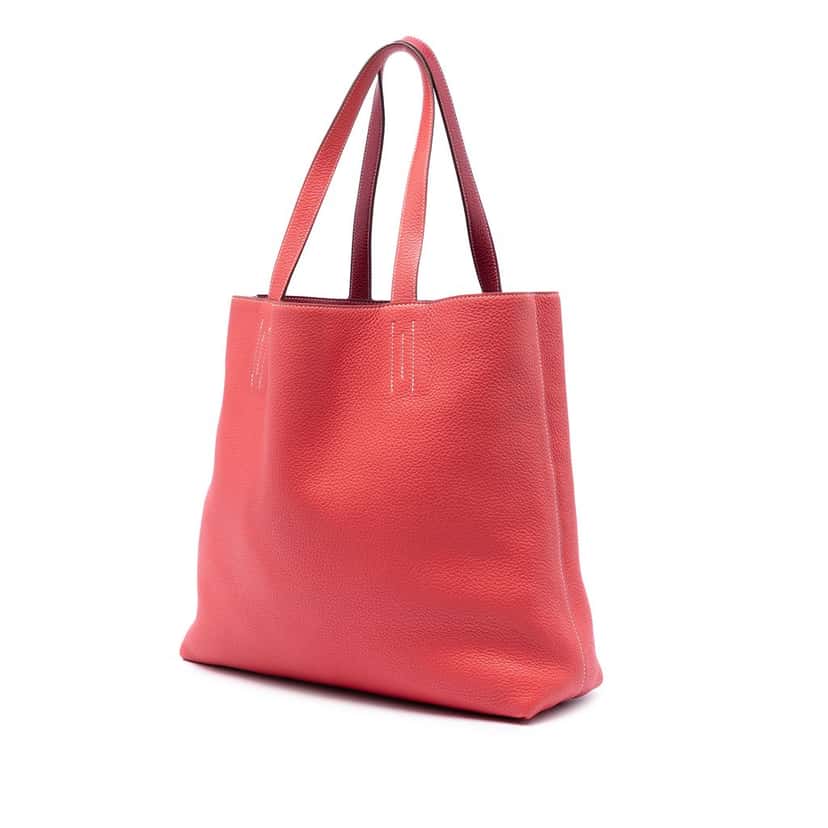 Hermès Clemence Double Sens 36 Red Leather Very good condition - Back View