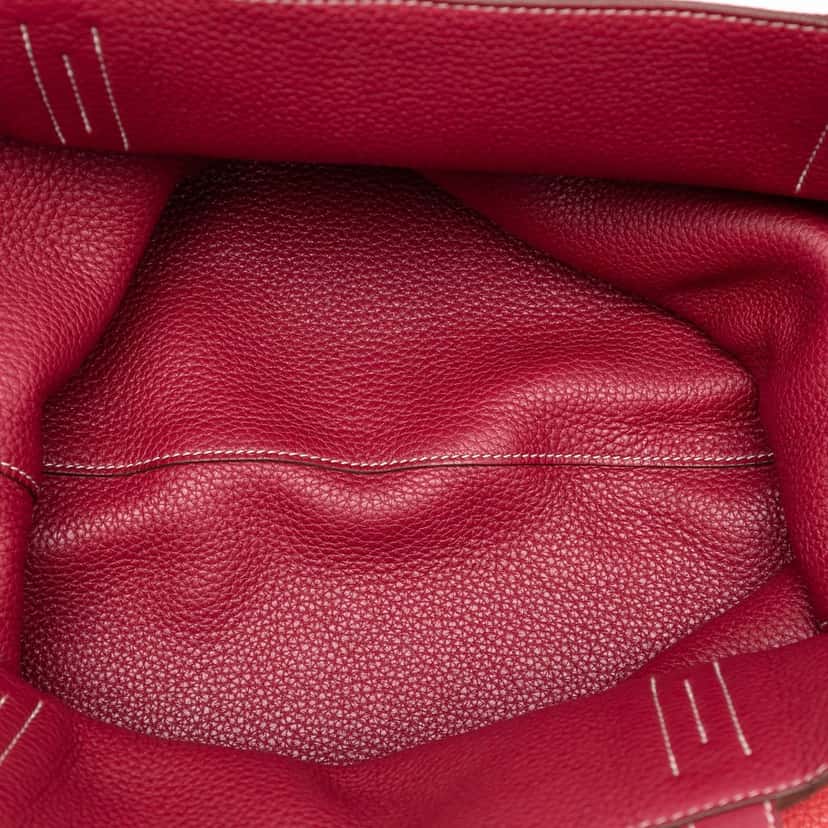 Hermès Clemence Double Sens 36 Red Leather Very good condition - Model View