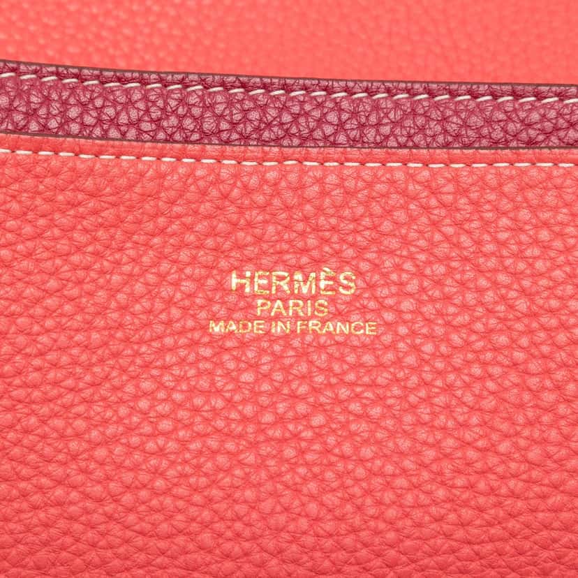 Hermès Clemence Double Sens 36 Red Leather Very good condition - Box View