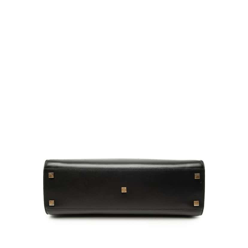 Saint Laurent Medium Smooth Calfskin Manhattan Shopper Tote Black Leather Very good condition - Inside View