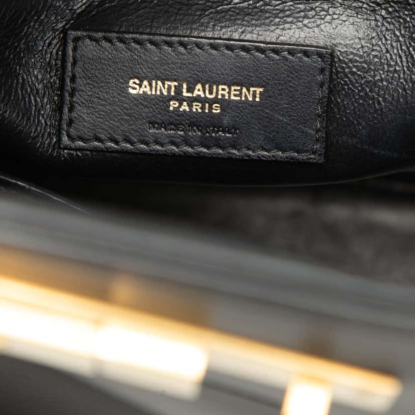 Saint Laurent Medium Smooth Calfskin Manhattan Shopper Tote Black Leather Very good condition - Box View