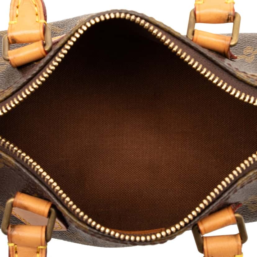 Louis Vuitton Monogram Mini Speedy HL Brown Very good condition - Model View