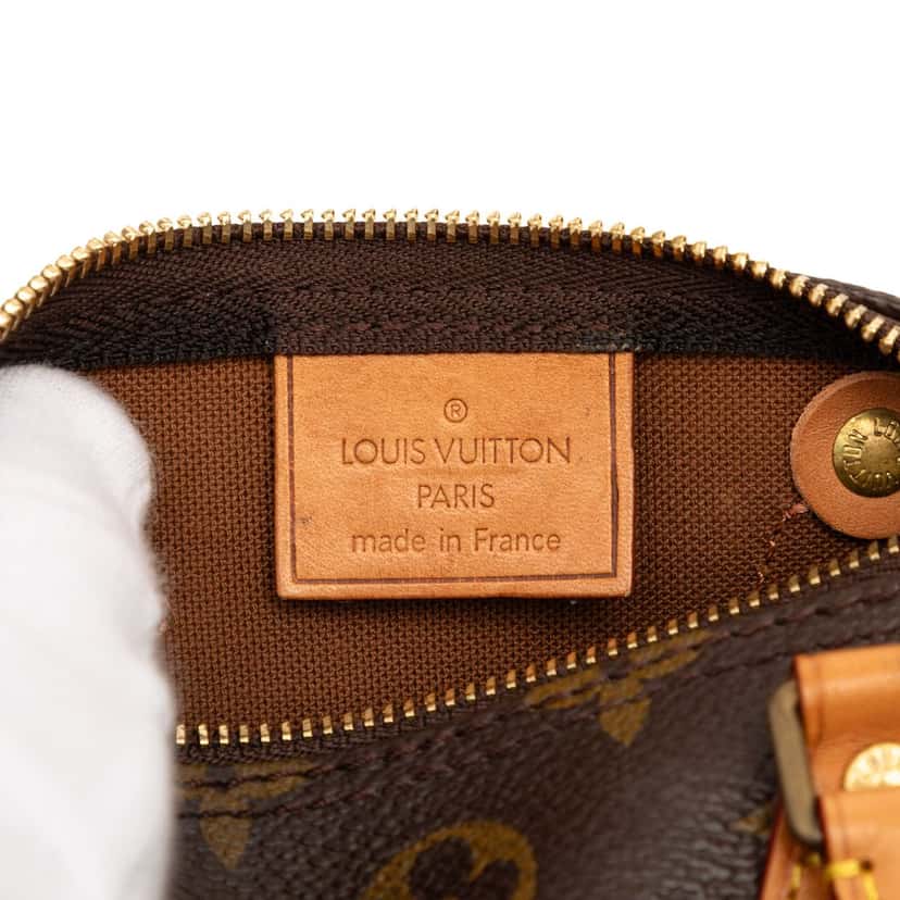 Louis Vuitton Monogram Mini Speedy HL Brown Very good condition - Box View