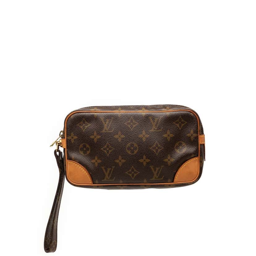 Louis Vuitton Monogram Marly Dragonne PM Brown Very good condition - Front View