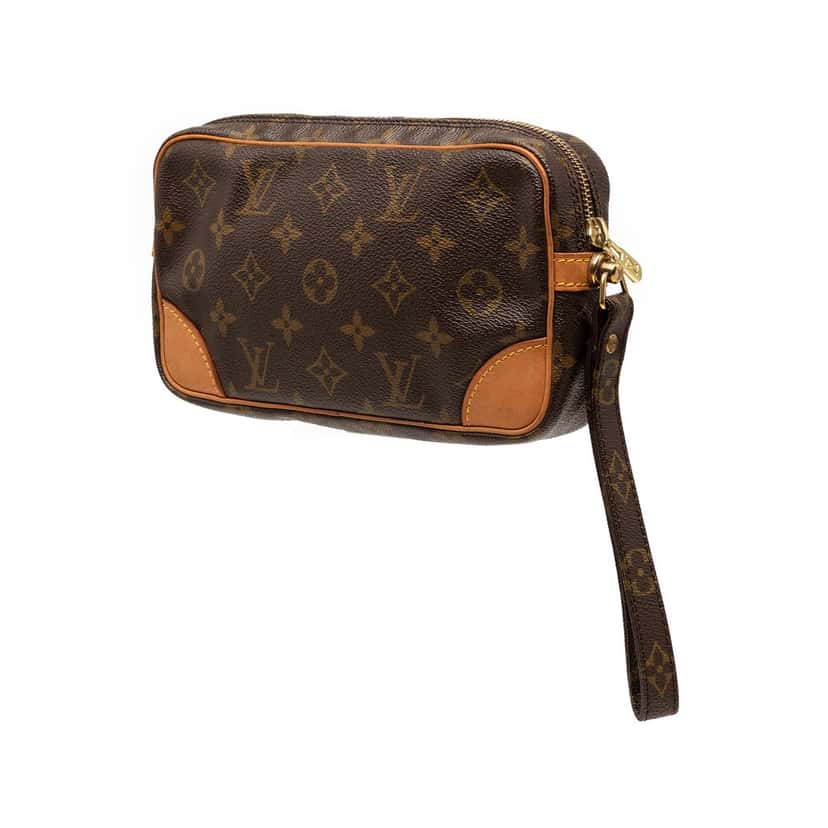 Louis Vuitton Monogram Marly Dragonne PM Brown Very good condition - Back View