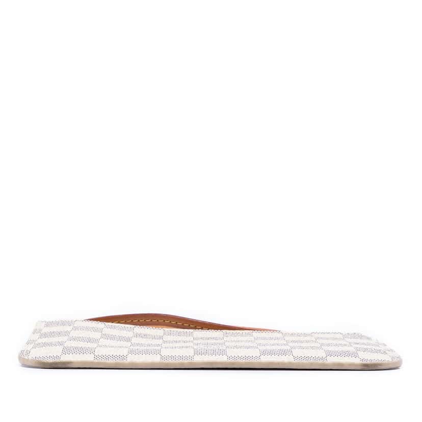 Louis Vuitton Damier Azur Neverfull PM Pouch Beige Very good condition - Back View