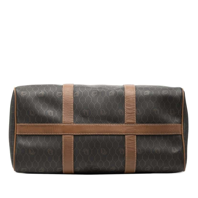 Dior Honeycomb Coated Canvas Boston Bag Black Good condition - Inside View